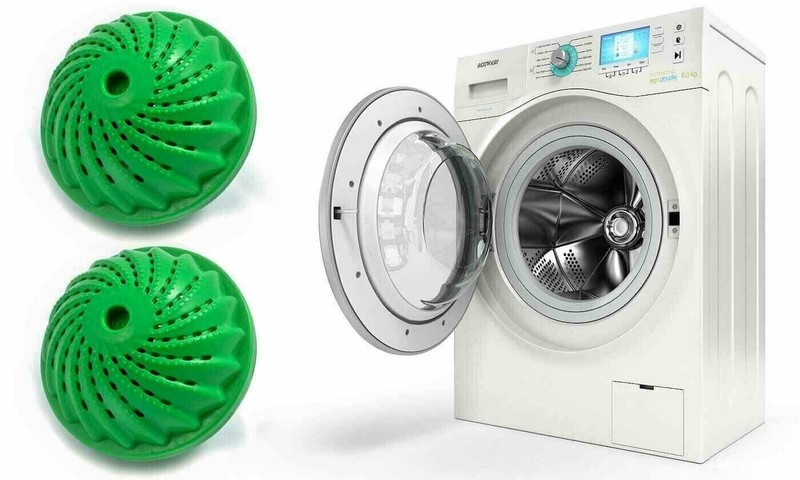 Eco Friendly Reusable Laundry Balls, Detergent-Free Natural Wash Ball--2 pack, gallery