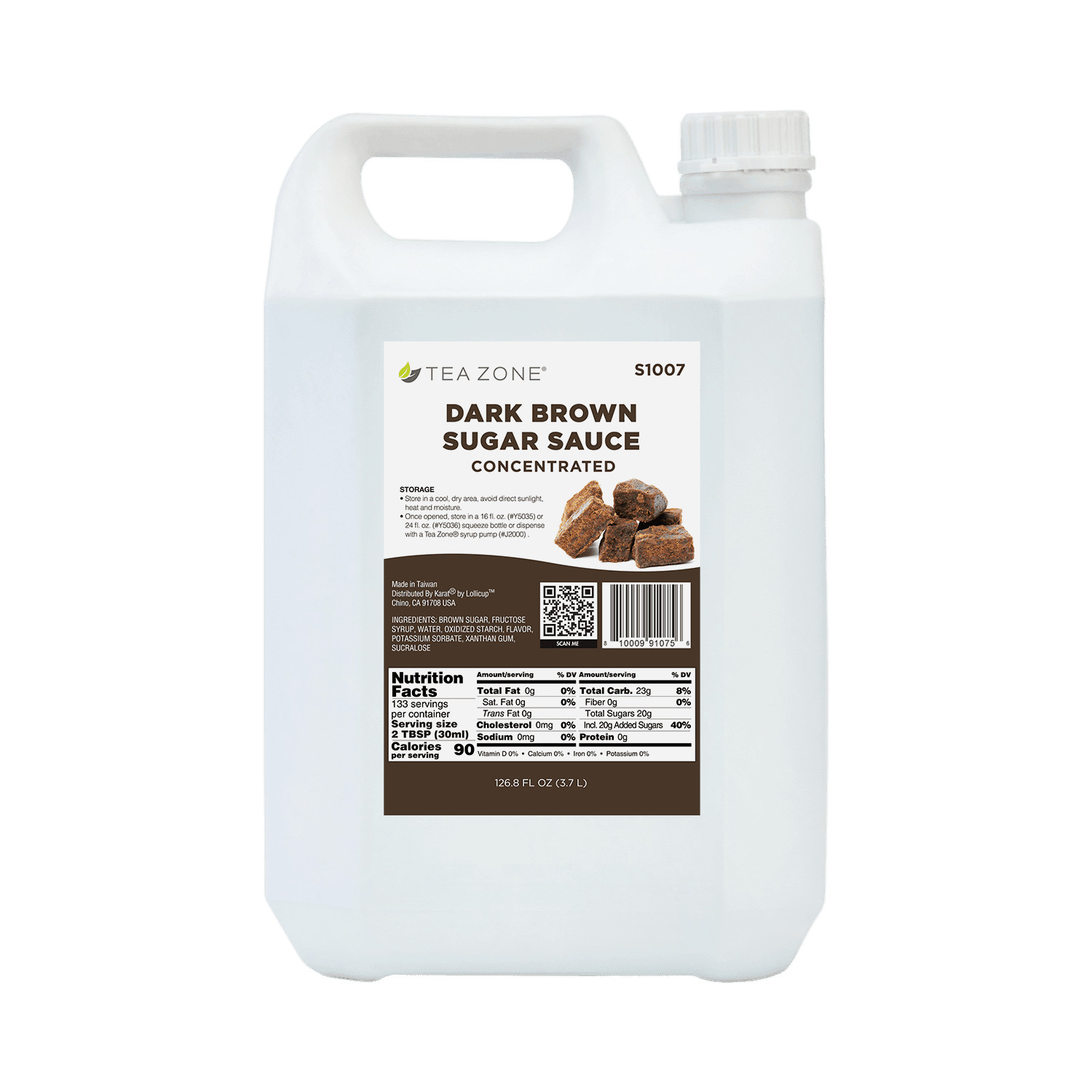 Tea Zone Concentrated Dark Brown Sugar Sauce - Bottle (3.7 L), S1007 gallery
