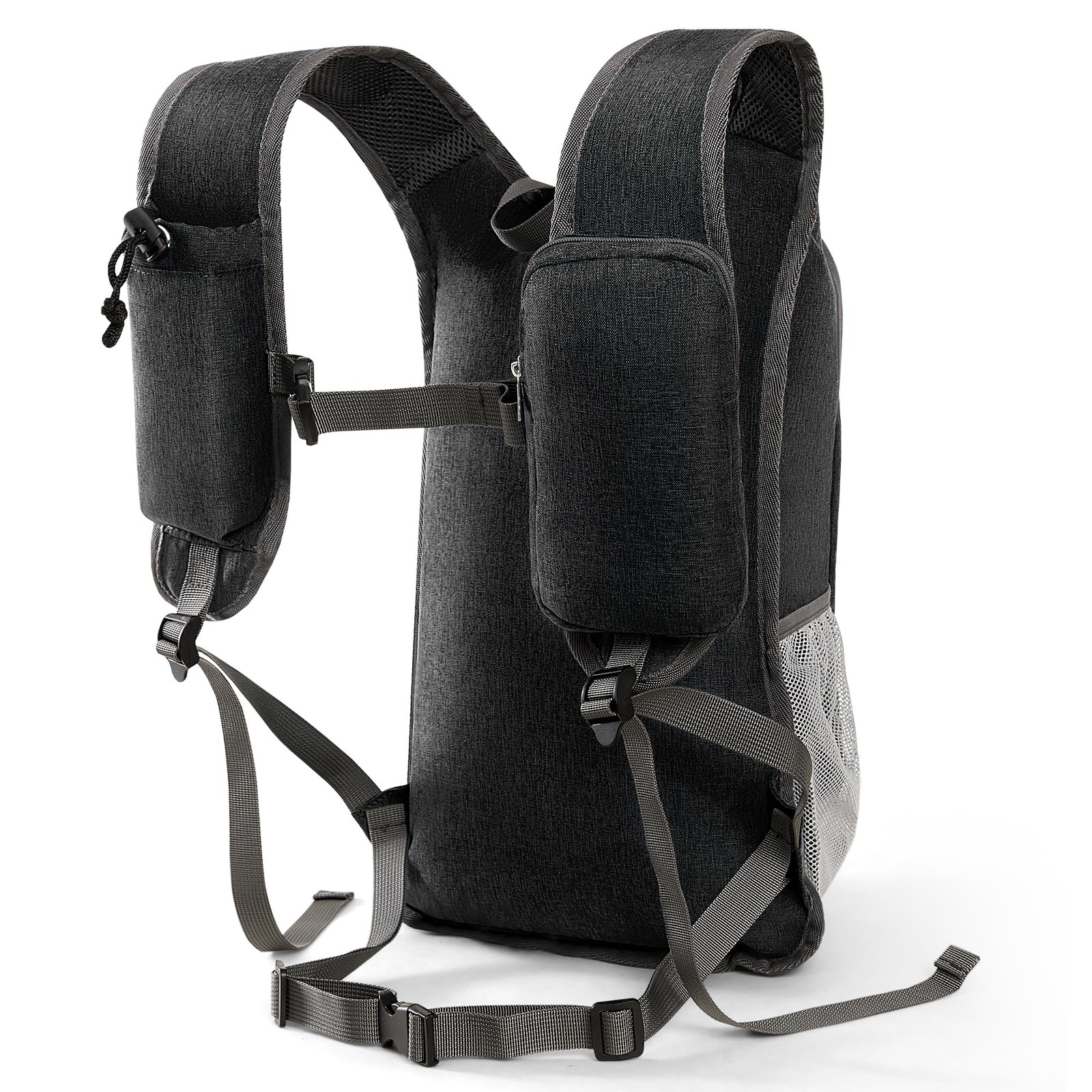 Small Hiking Backpack with Detachable Front Holder, Foldable Packable Back pa... 2
