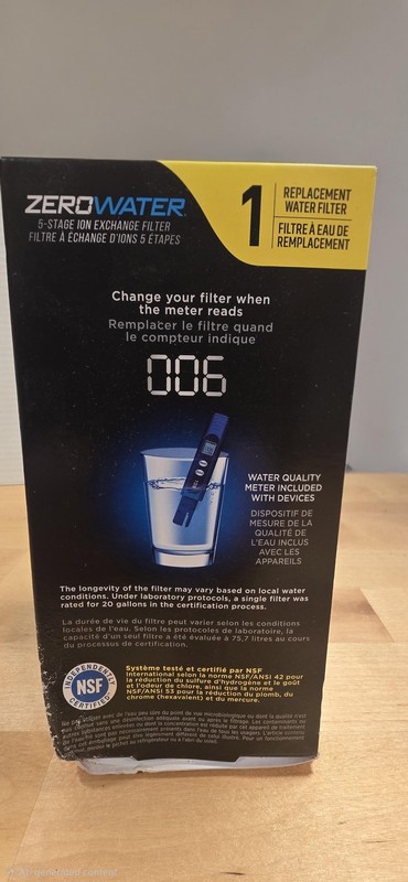 ZeroWater Brita Maxtra+ Replacement Water Filter 5 Stage White Plastic Cartridge gallery