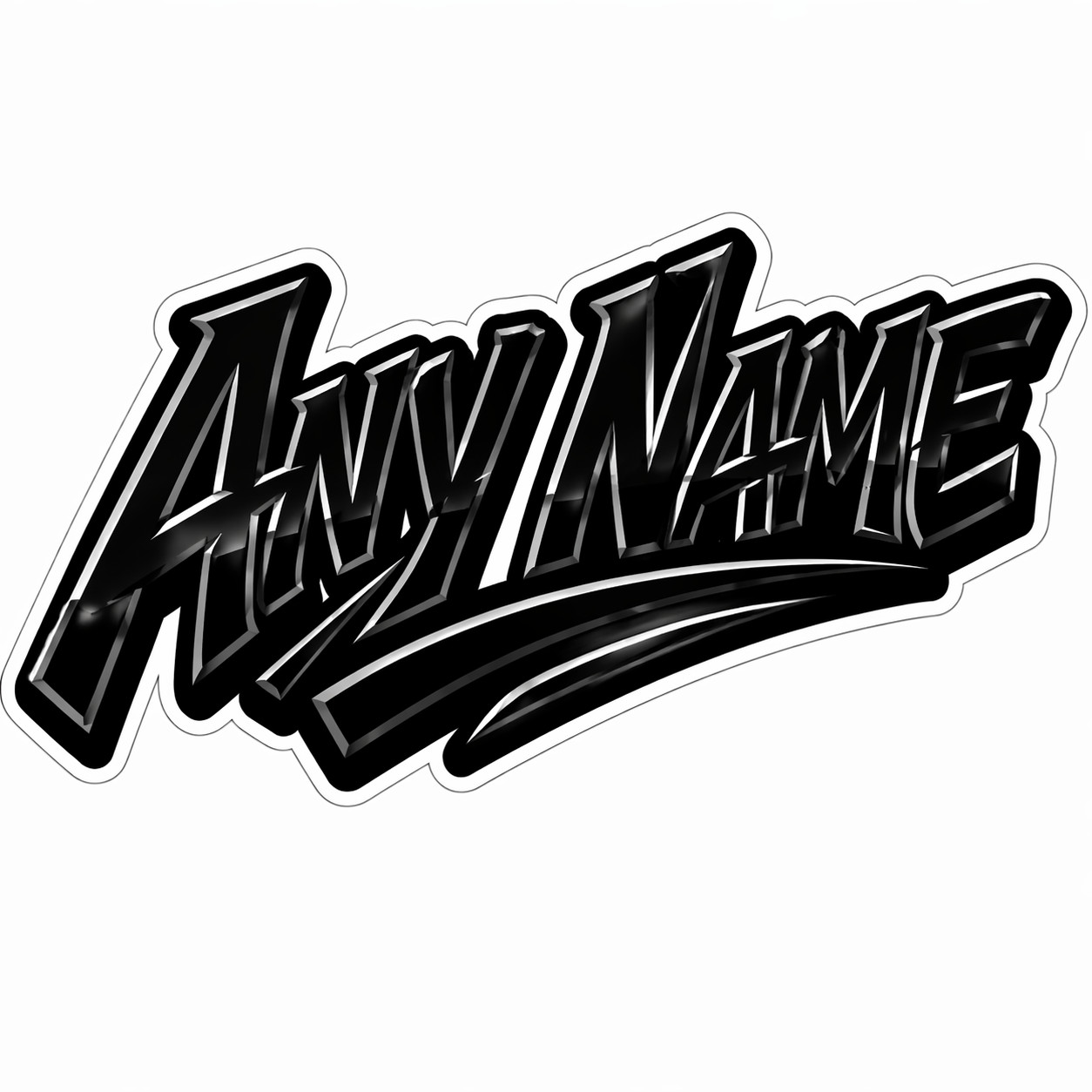 Custom Name Sticker Graffiti Personalized Decal Any Name Car Laptop gallery