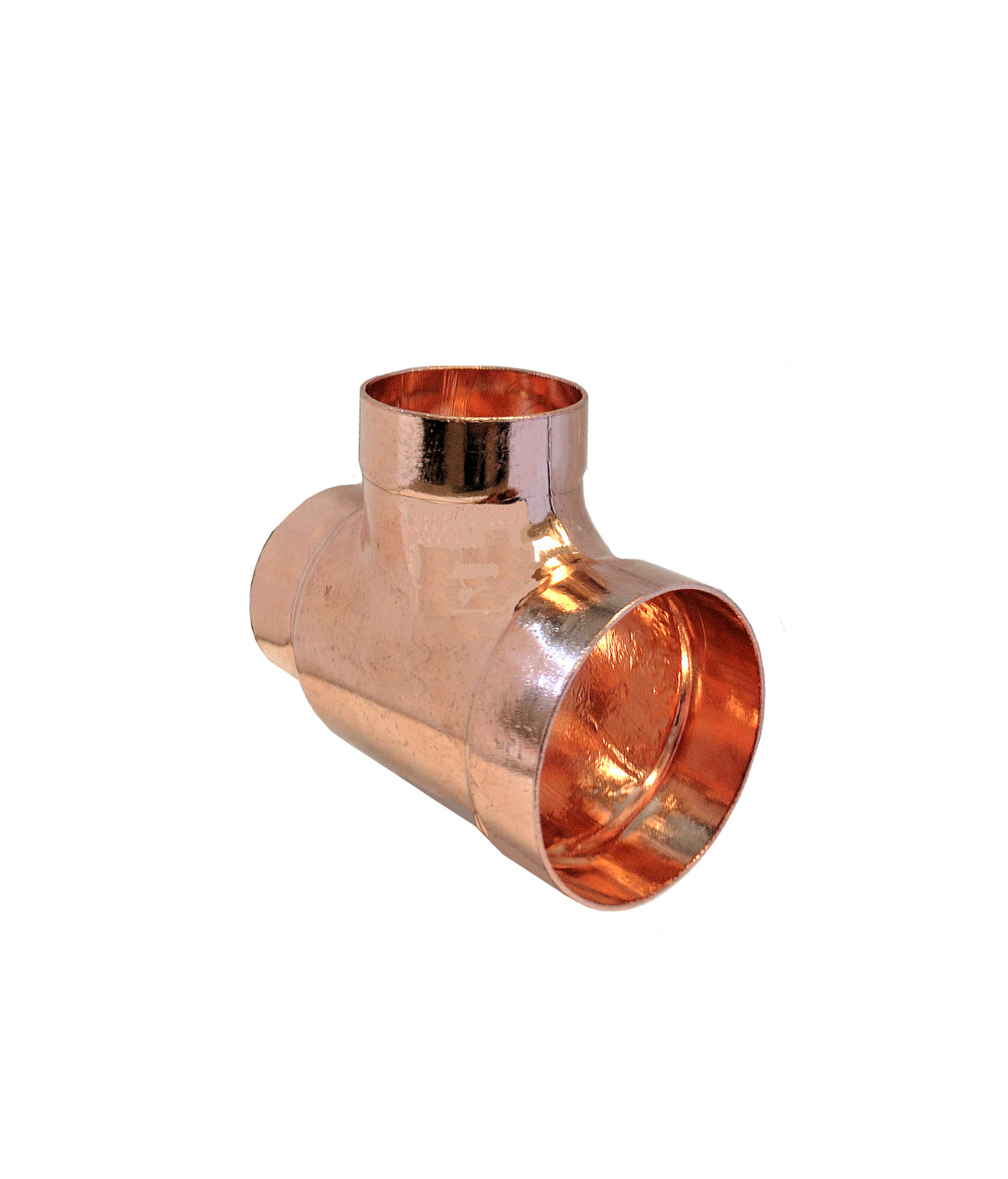 Libra Supply 3'' x 3'' x 2'' inch DWV Wrought Copper Sanitary TEE, C x C x C gallery