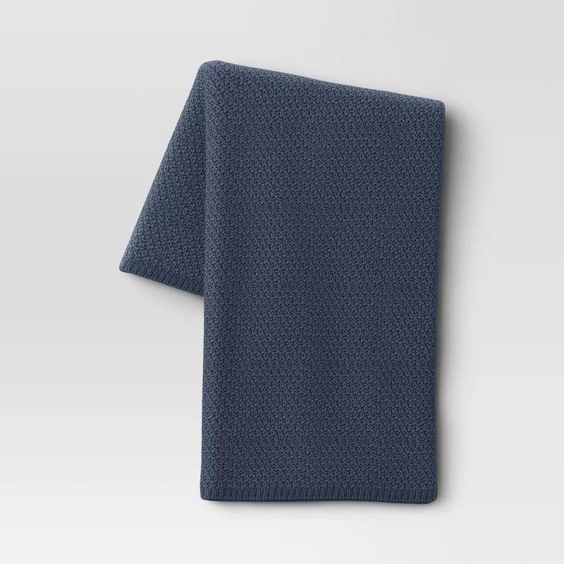 Threshold Recycled Knit Decorative Sofa Throw Blanket Midweight gallery