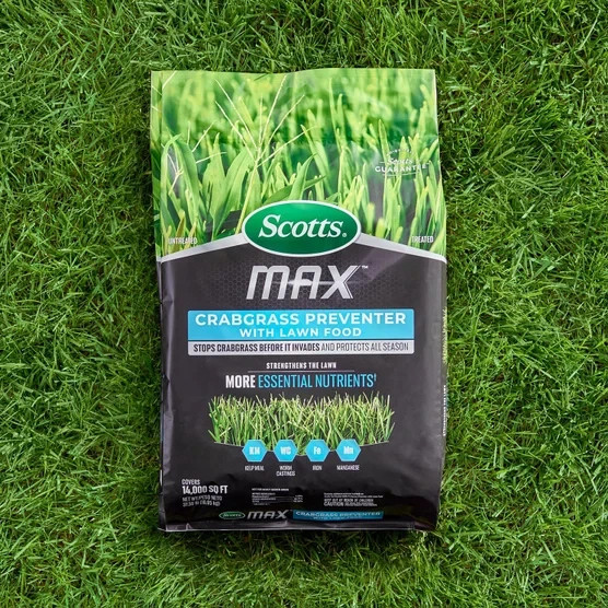 Scotts MAX Premium Formula Crabgrass Preventer & Lawn Food 14,000 Sq Ft - 37 lbs gallery