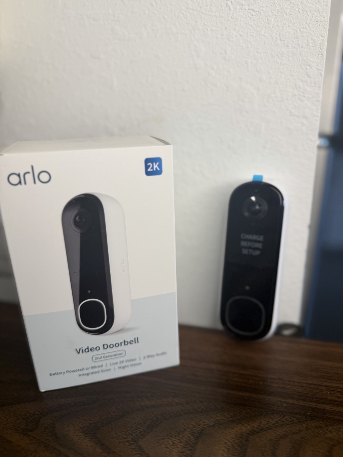 NEW Arlo 2K Wireless Video Doorbell 2nd Gen Alexa Google Smart Doorbell gallery