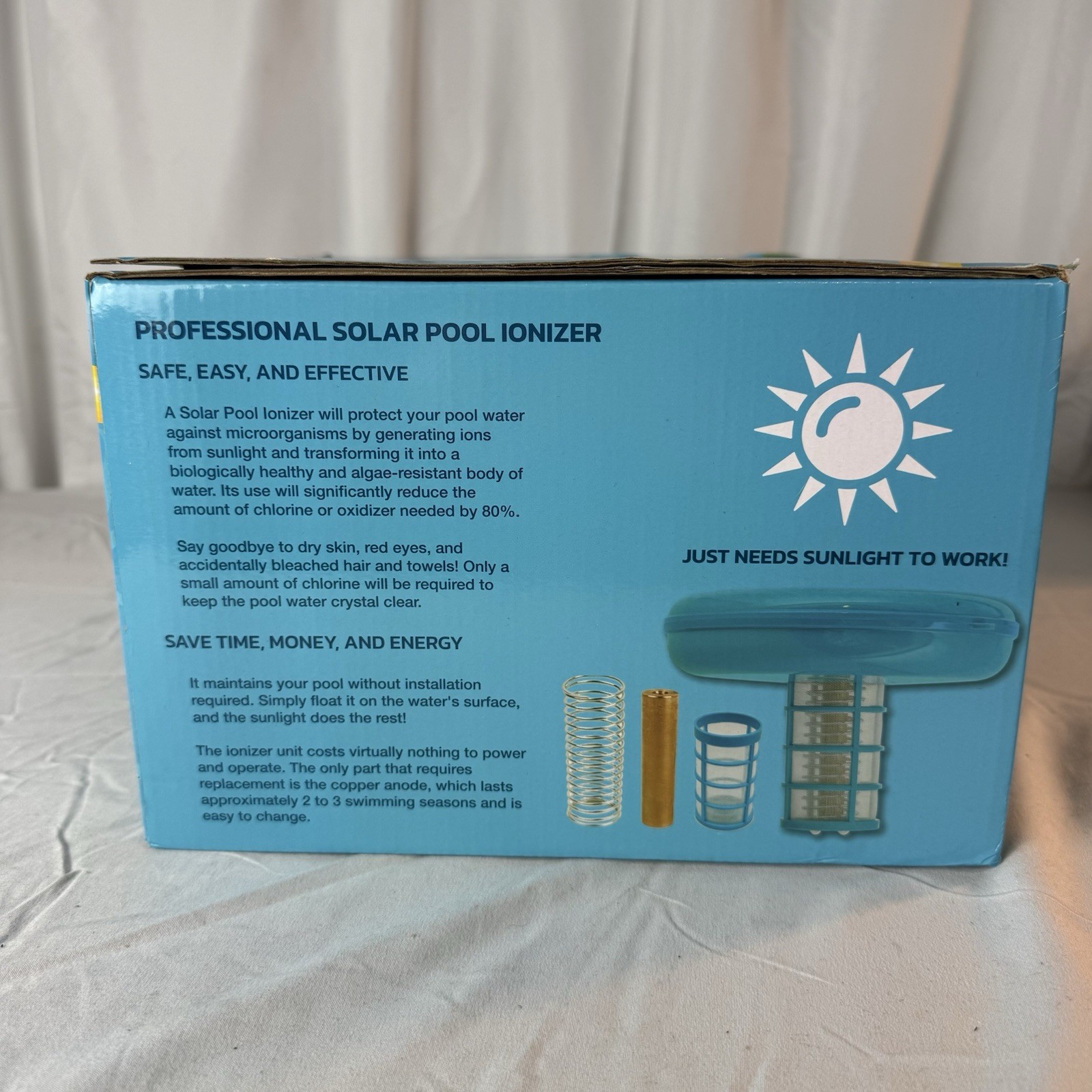 U.S. Pool Supply Solar Pool Ionizer Cleaner & Purifier - Copper gallery