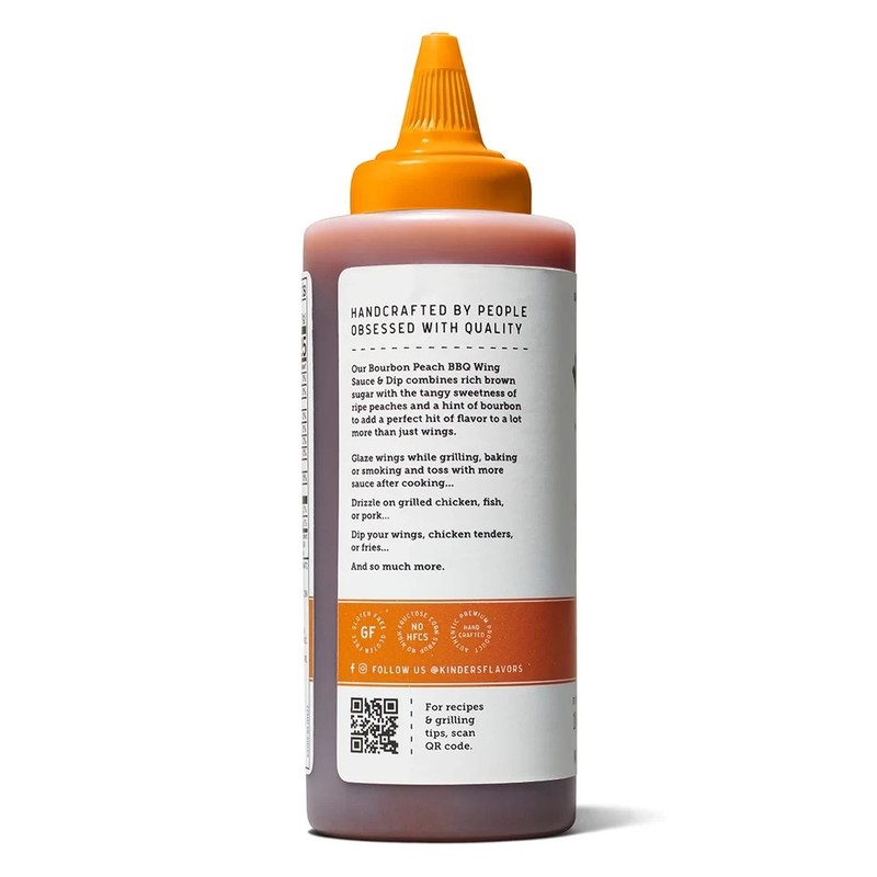 Kinder's Bourbon Peach BBQ Wing Sauce and Dip, 15.5 oz Squeeze Bottle... gallery