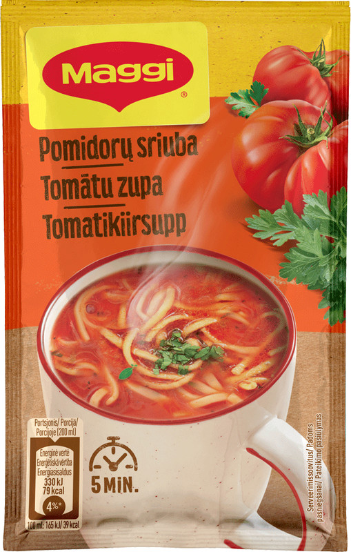 MAGGI INSTANT SOUP BUNDLE Chicken Mushroom Tomato Flavor Variety (8 Servings) gallery