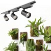 SANSI Plant Lights Full Spectrum 3x30W 4000K Remote Track Ceiling Mounted Timer gallery