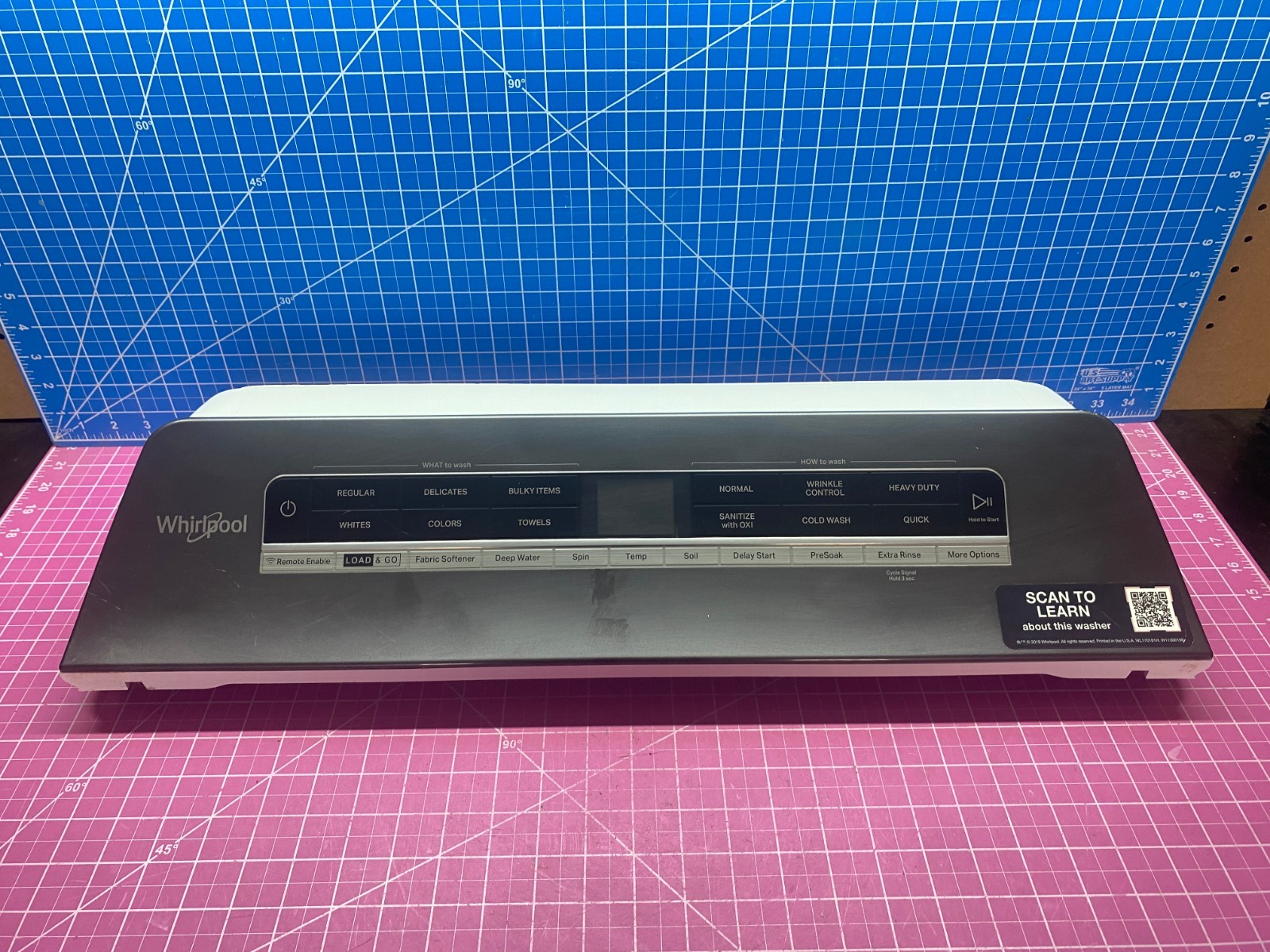 Whirlpool Washer Control Panel (SEE PICS) P# W11478525 W11094978 W11093764 gallery