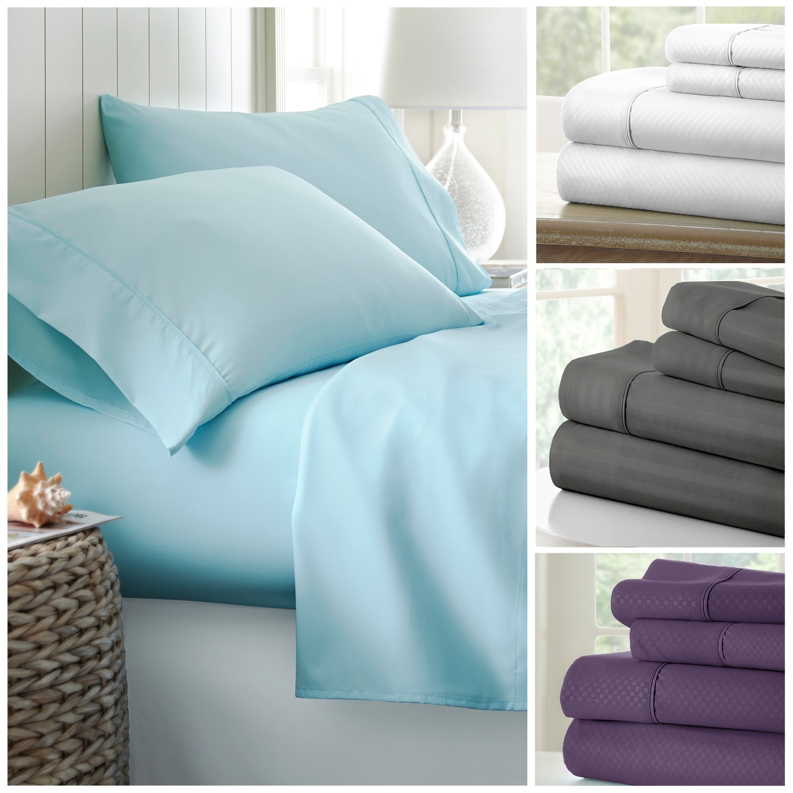So Soft Collection By Kaycie Gray Breathable 4PC Sheets Set gallery