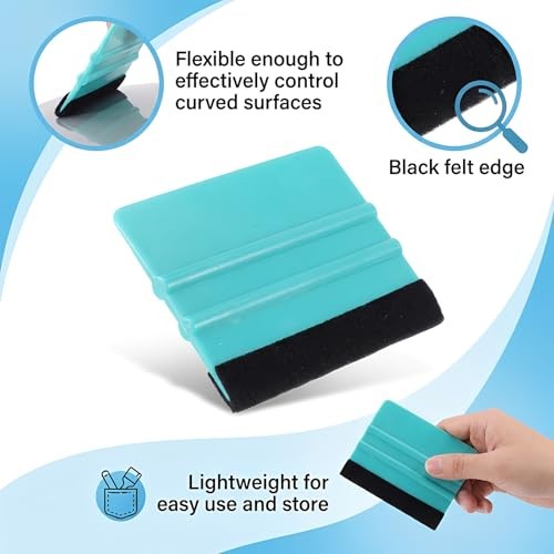 4 Pcs Squeegee for Vinyl, Felt Squeegee Vinyl Felt Vinyls Wrap Tools Smoothing gallery