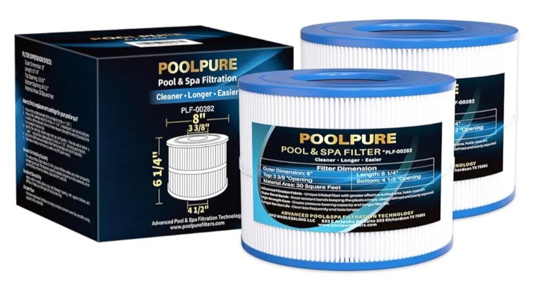 POOLPURE PBF40M Spa Filter Replaces 2018-2024 Wellspring 30 Coreless... gallery