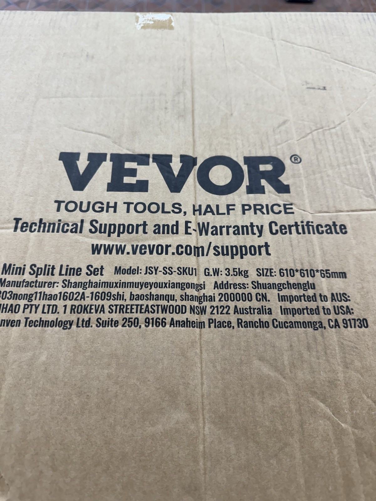 VEVOR 25 ft. Mini Split Line Set 1/4 in. and 3/8 in. O.D Copper Pipes Tubing gallery