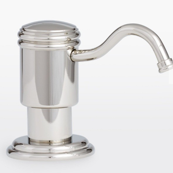 California Faucets Davoli Soap Dispenser Polished Nickel Top Load gallery
