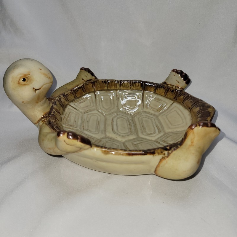 Unique Vintage Turtle Dish Trinket Candy Bowl gallery