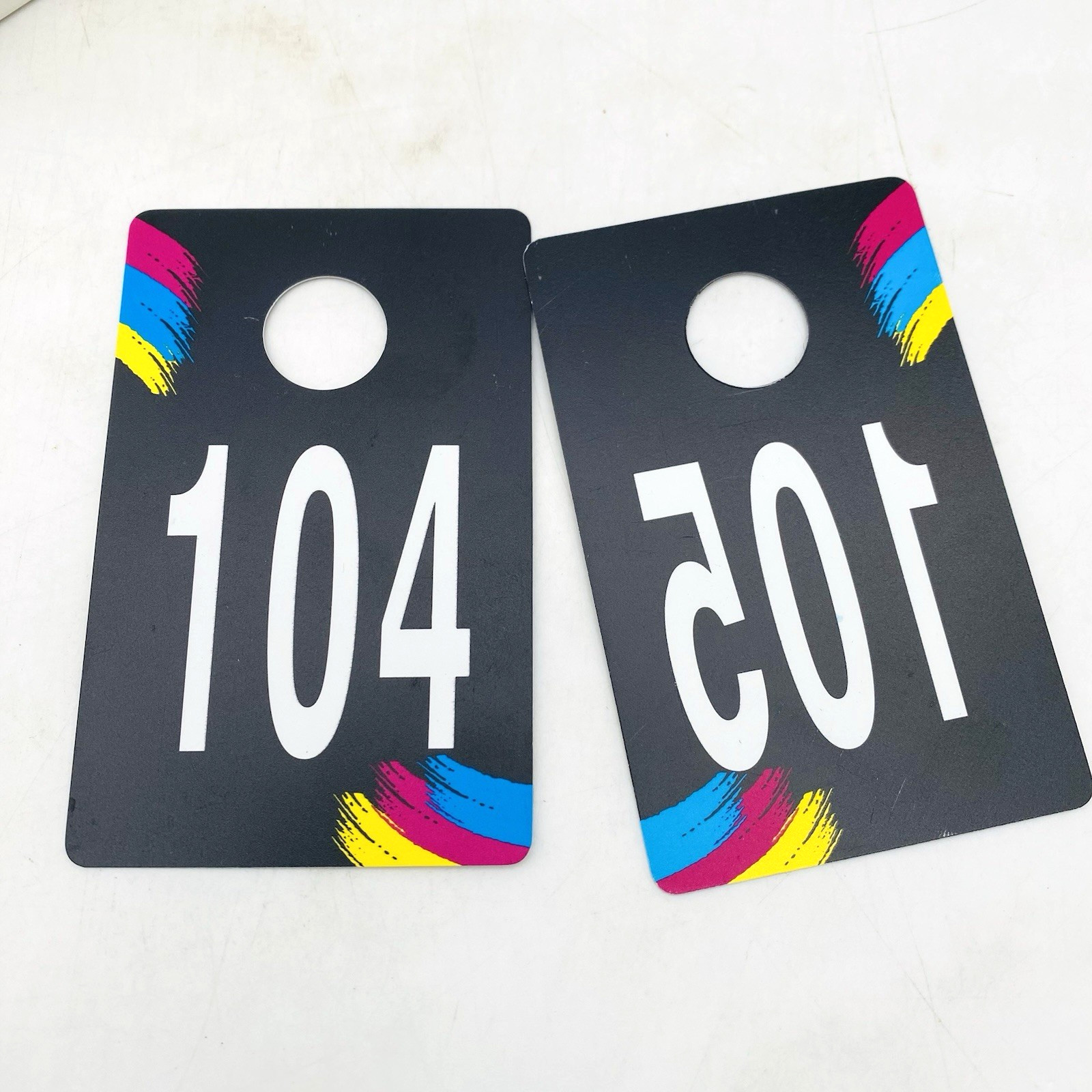 Plastic Number Tags for Live Sales 199 Consecutive Numbers 101-200 Missing #144 gallery