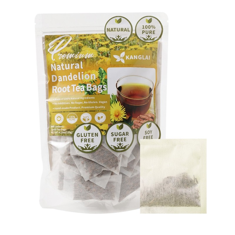 Dandelion Tea Leaf & Root Herbal 60 Tea Bags for Liver & Kidney Health Detox gallery
