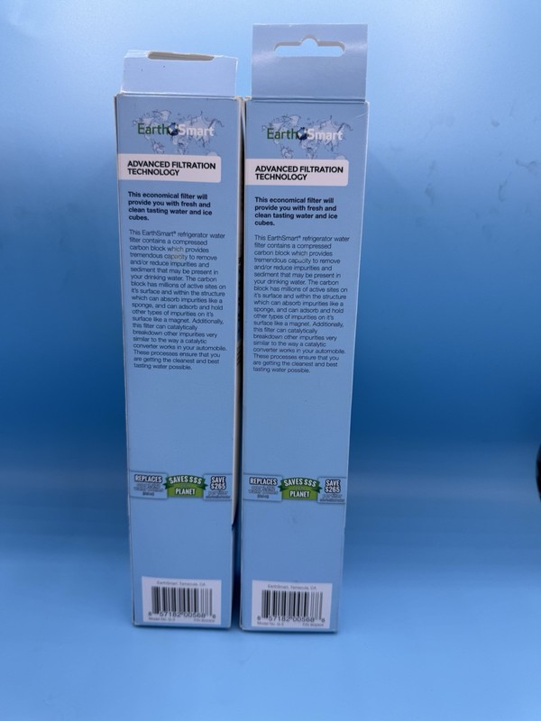 Earthsmart Refrigerator Filter G3 Fits Many GE Models See Description Lot Of 2 gallery