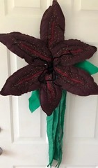 SPRING SUMMER FALL FLORAL IRIS WINDSOCK WINDBANNER FLAG