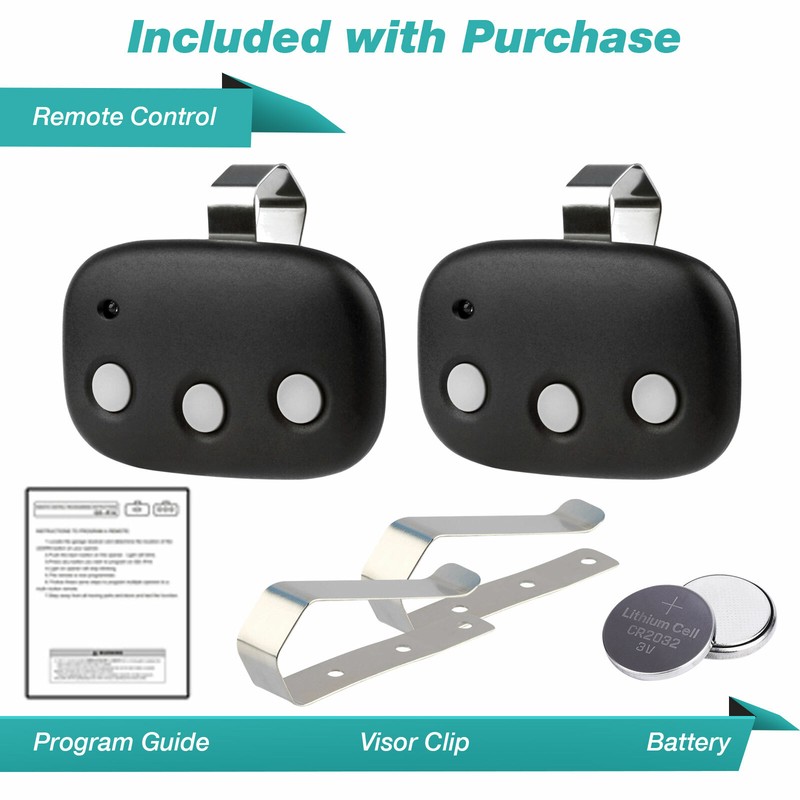 2 Garage Door Remote for Linear Megacode MCT-3 DNT00089 (3 Button) gallery