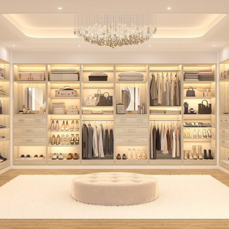 Closet Organizer System, Freestanding Shoe Storage Shelves, Walk in Closet Tower gallery