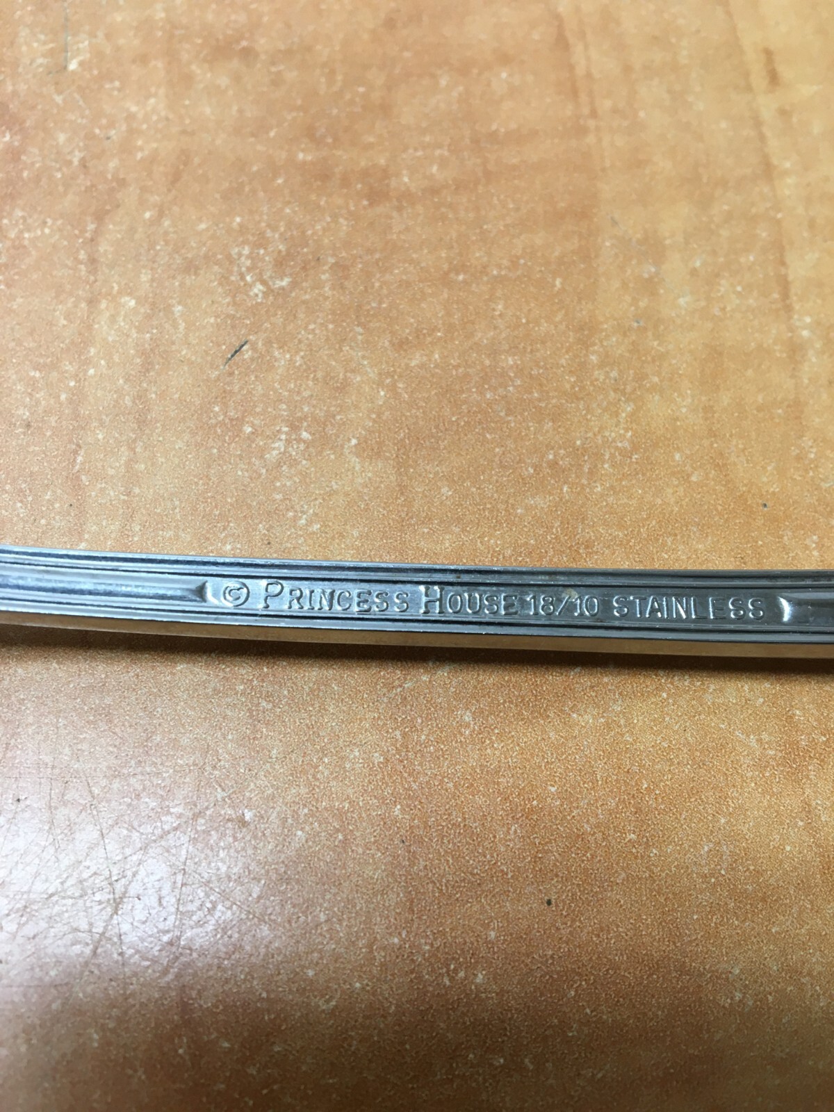 Princess House BARRINGTON Stainless Frosted 18/10 Flatware ICED TEA SPOON gallery