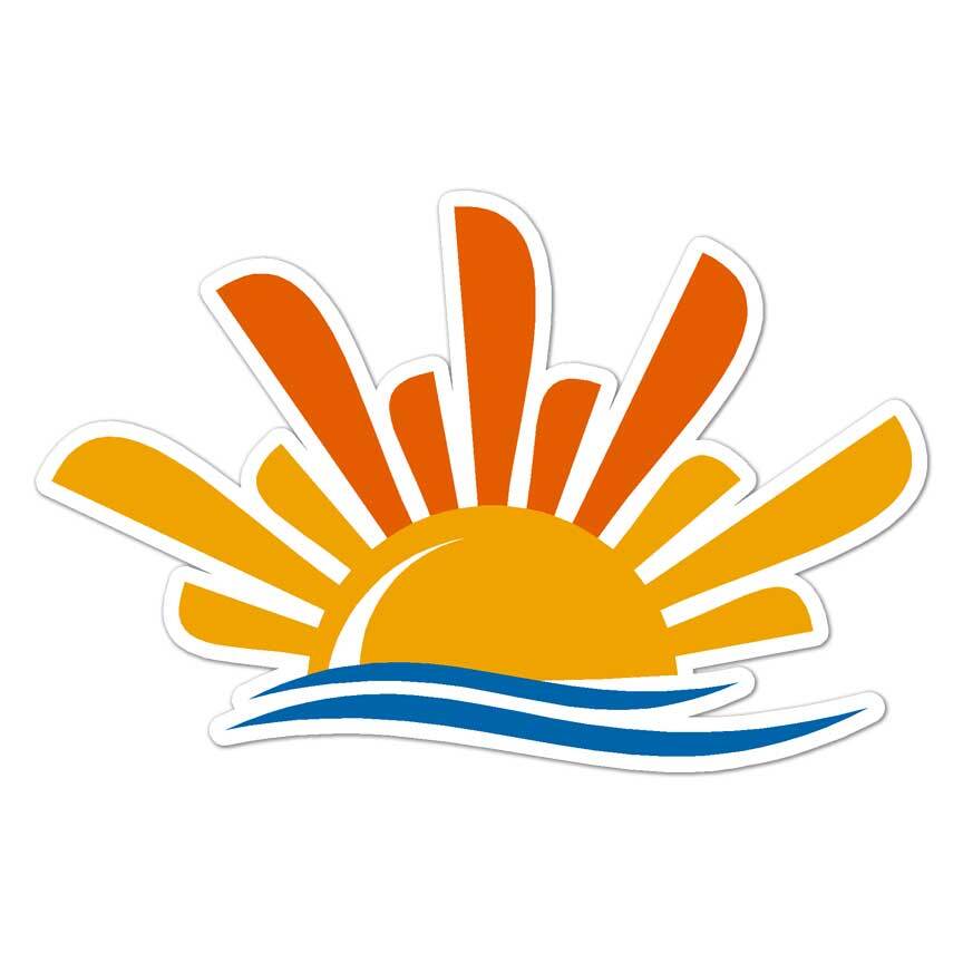 Sun Lake, Vinyl Decal Sticker, Indoor Outdoor, 3 Sizes, #8169 gallery