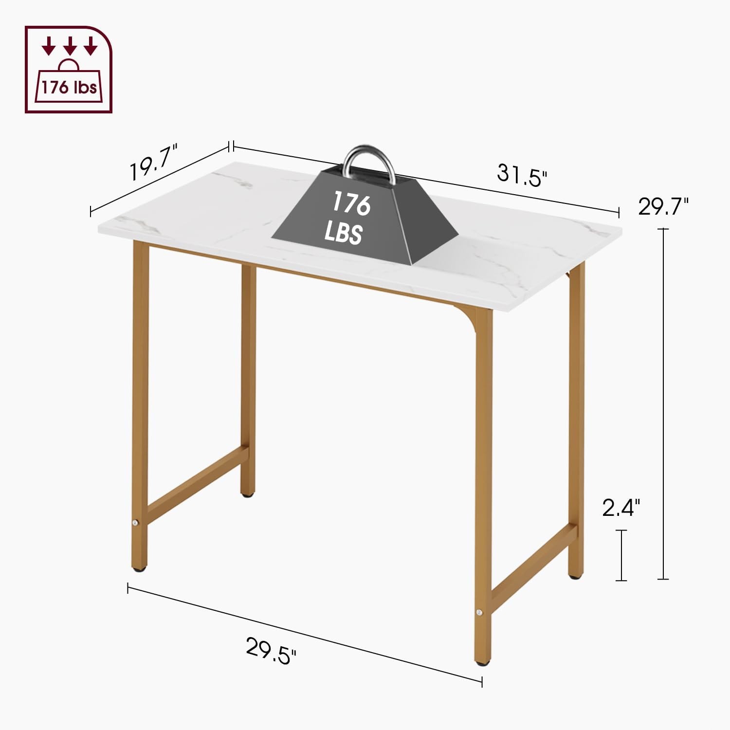 BestOffice Computer Desk,Home Office Desk, Modern Simple Style for Home Office S gallery