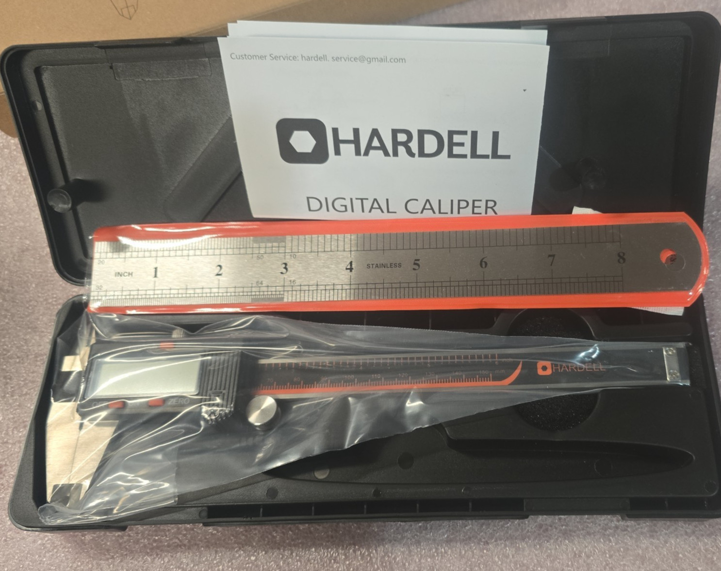 Hardell Digital Vernier Caliper 6 In Model:LF01 Range:0-6/ 0-150mm gallery