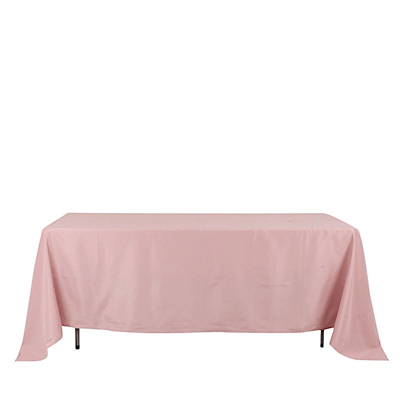 Dusty Rose 72x120 RECTANGLE POLYESTER TABLECLOTH Wedding Catering Dinner gallery