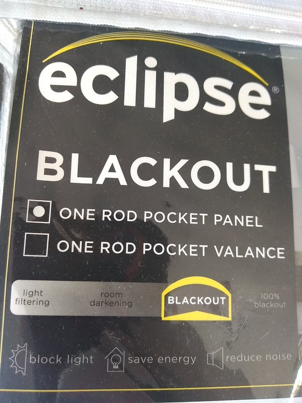 Eclipse Kendall Blackout Curtain Panel 42" x 84" Bouquet! Sku#9 gallery