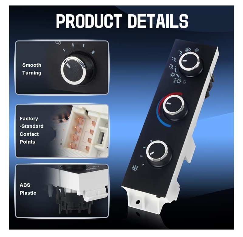 Front Climate Control Module Compatible with 1996-2020 Chevy Express 1500 2500 gallery