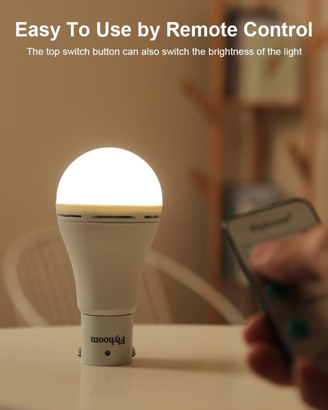 USB Rechargeable Light Bulbs with Remote, 4 Light Modes + Timer, 1200 mAh Rechar gallery