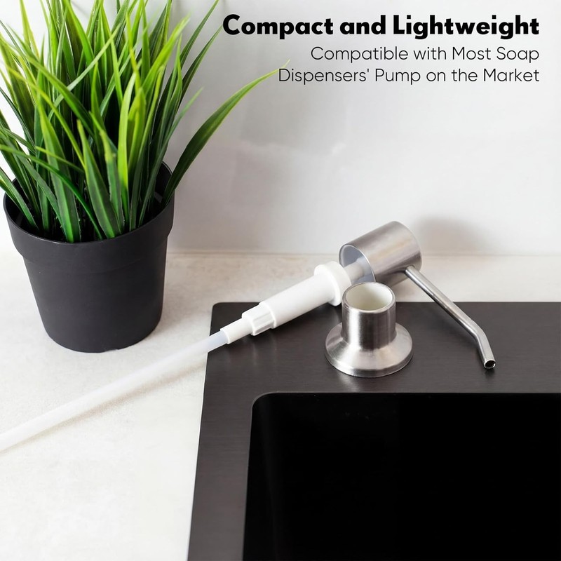 Replacement Liquid Soap Dispenser Pump Only, 12 Inch Sink Soap Pump Repair Parts gallery