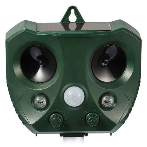 Ultrasonic Animal Repeller Solar Powered Repellent with Motion Sensor iMountek gallery