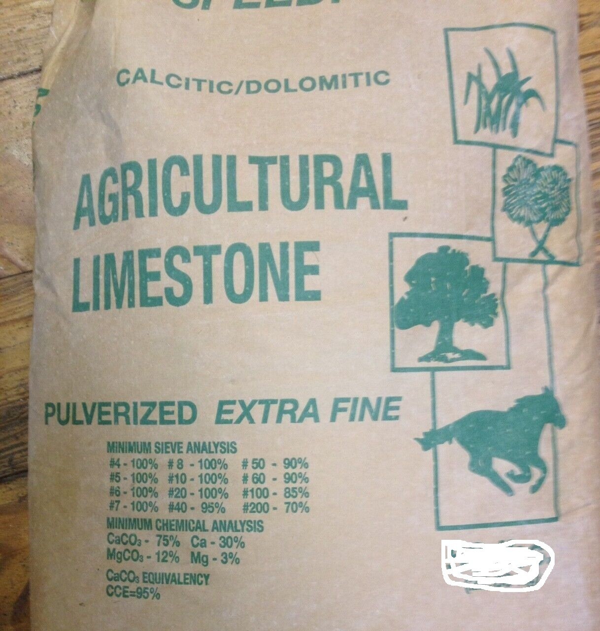 One LB Dolomitic/Calcitic Extra Fine Pulverized Yard/Garden & Worm Beds Lime gallery