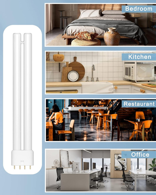 2G11 18W Bug Zapper Replacement Bulb, H-Shaped Replacement Light Bulb for 18W Mo gallery