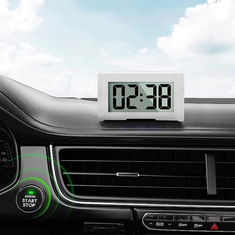 Vehicle Dashboard Clock - Compact, Lightweight with Stopwatch Feature gallery