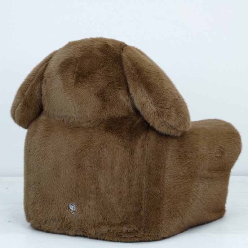 Kungsofa Inflatable Dog Sofa Plush Couch Chair Single for Living Room Kids Room gallery
