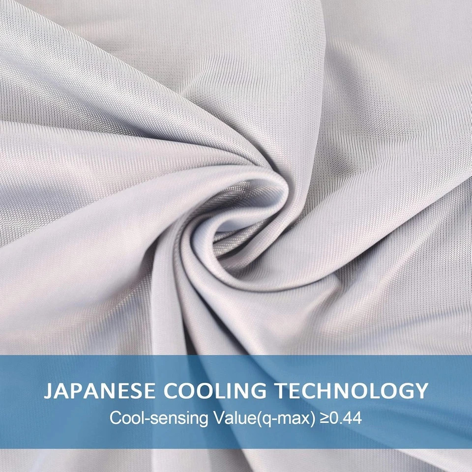 Cooling Pillow Cases Only,Standard Size Set of 2 with Double Sided Cold, Moistur gallery