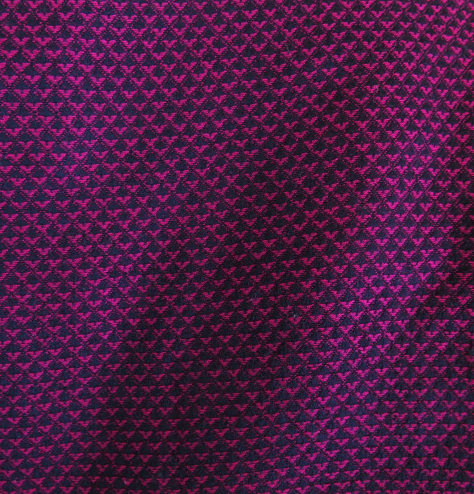 Cashmere|4 Ply|Throw/Blanket|Hand Loomed|Nepal| 2 Color| Fuchsia & Blue gallery
