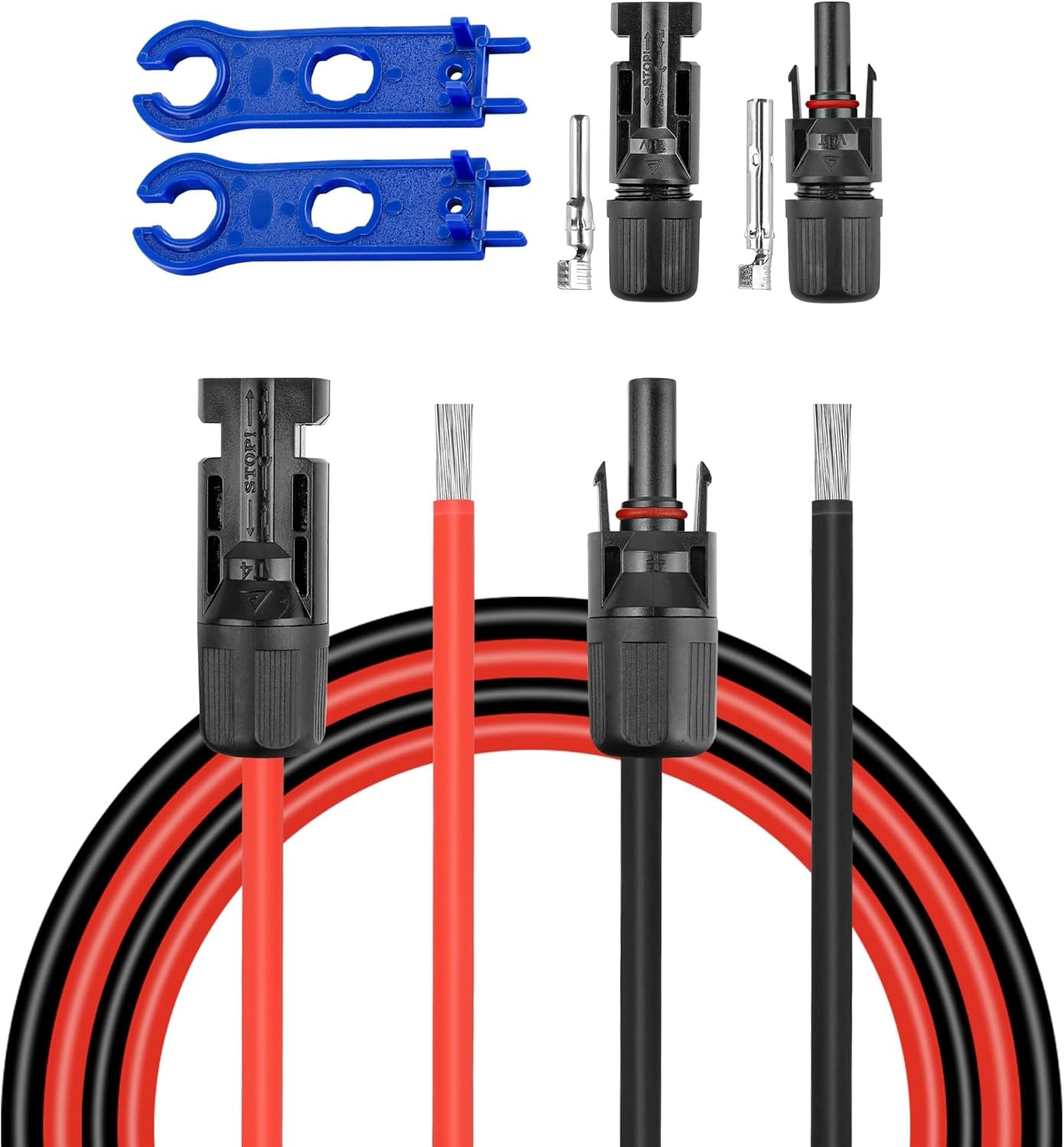 10 FT 10AWG Solar Panel Extension Cable,10 Gauge Extension Cord,5FT 10FT 20FT 30 gallery