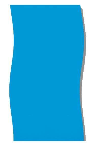 Swimline LI184820 18' Solid Blue Round Above Ground Swimming Pool Overlap Liner gallery