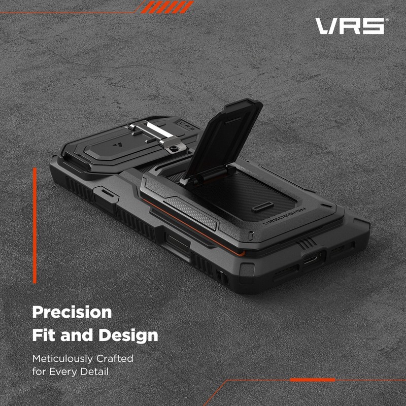 For iPhone 16 Series Case VRS Design [Origin] Semi Auto Card Wallet & Kickstand gallery