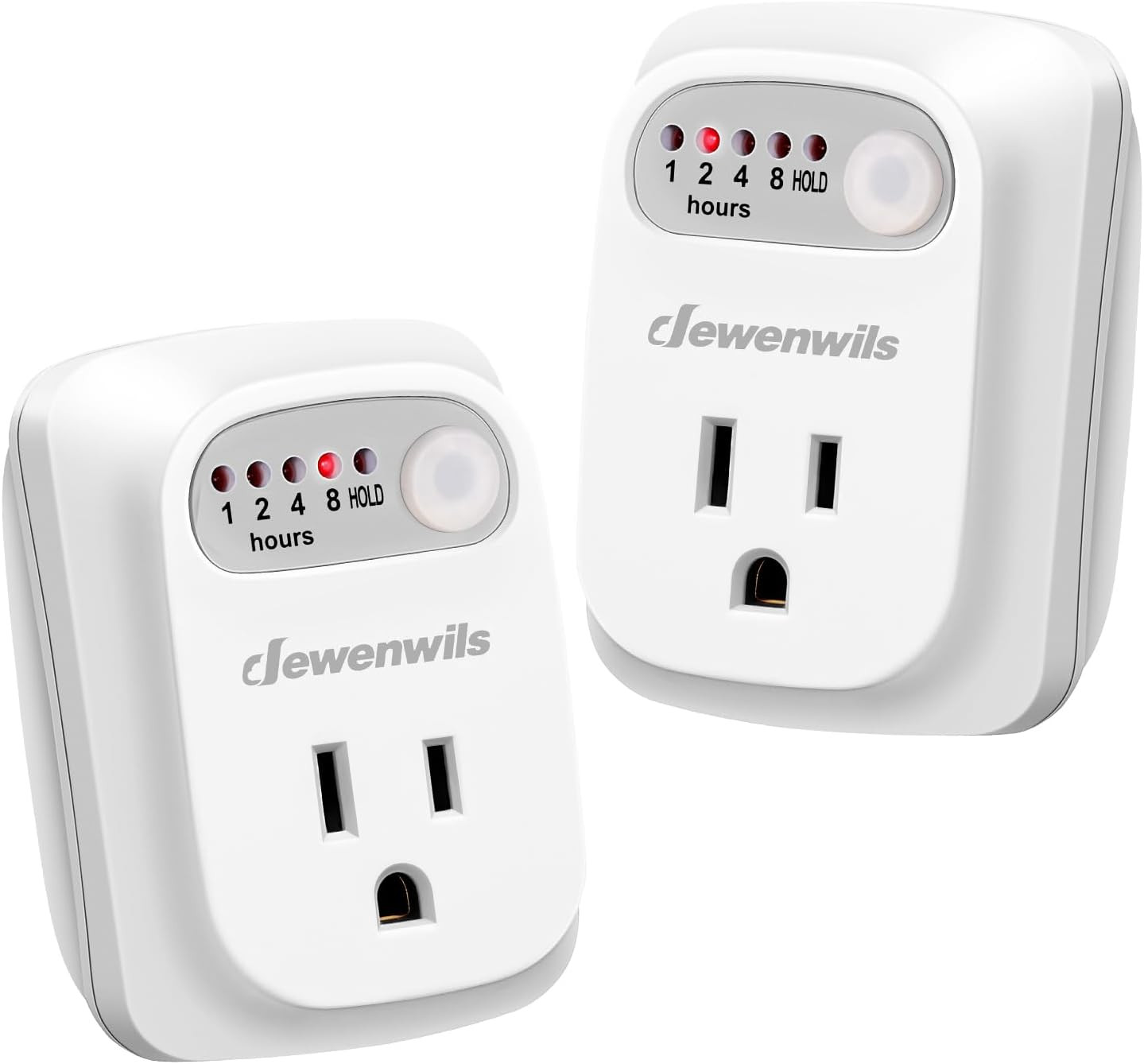 Indoor Countdown Timer Outlet 2Pack, Timers for Electrical Outlets, 125V/15A/100 gallery