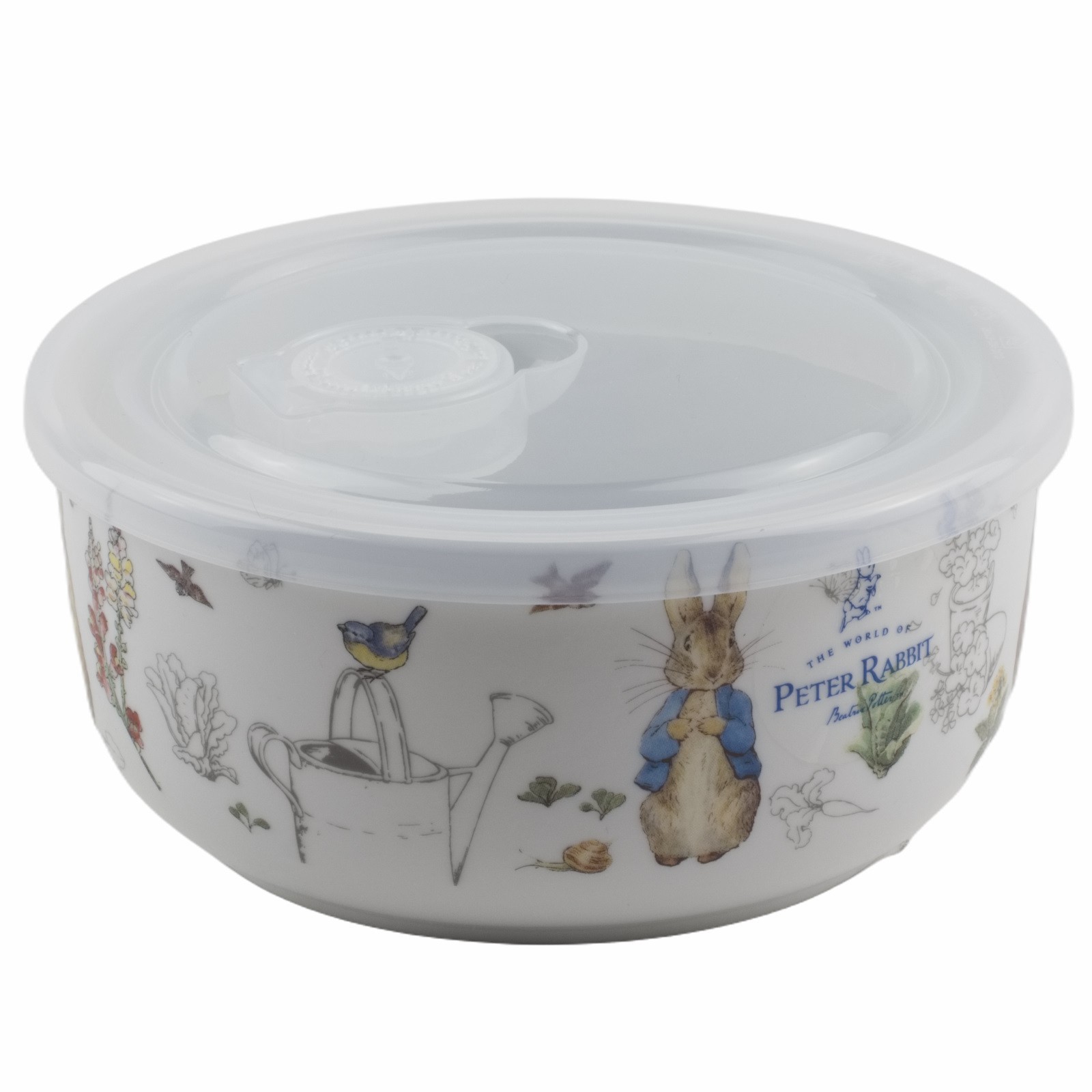 Peter Rabbit Beatrix Potter Small Soup Food Storage Bowl with Lid Easter gallery