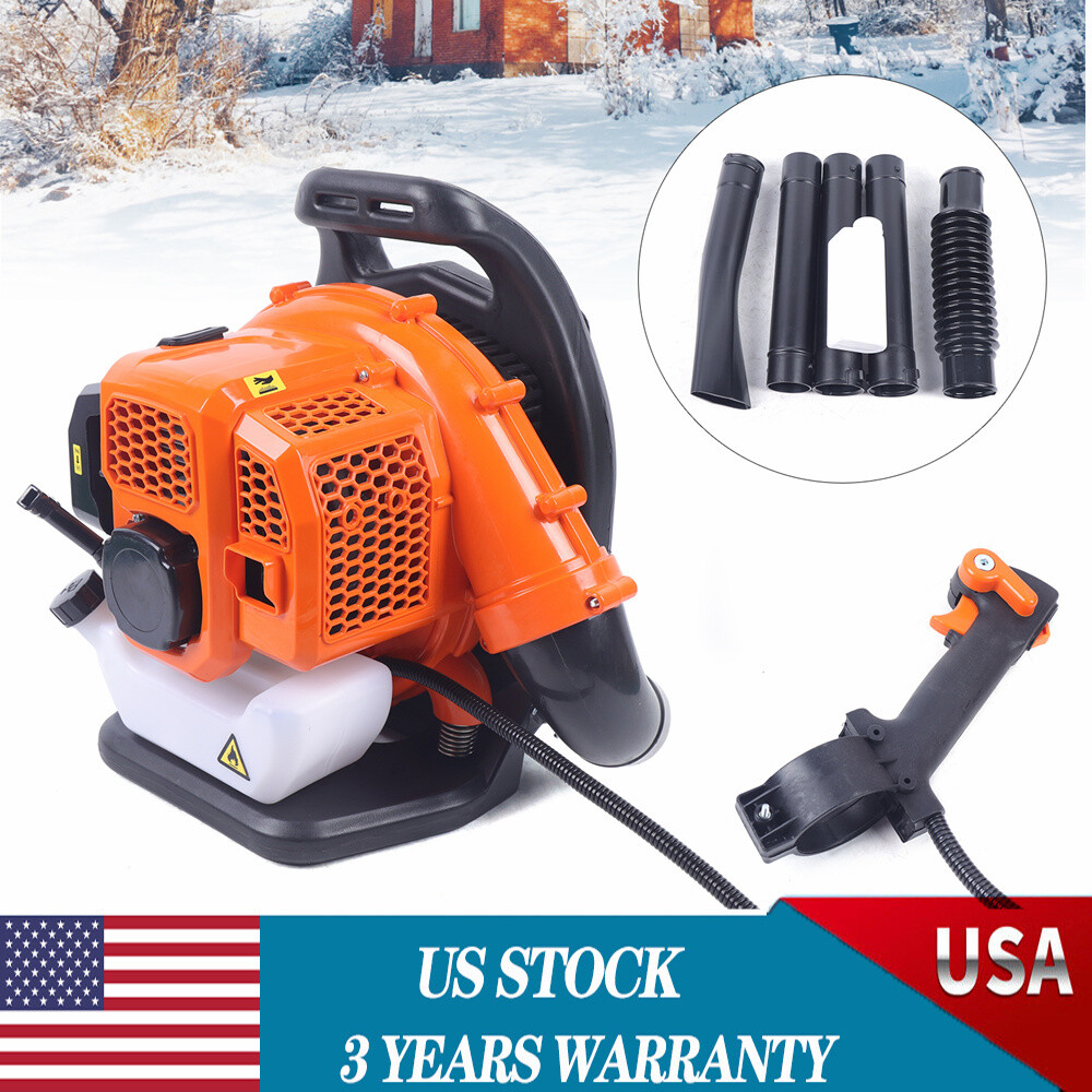 Commercial Gas Leaf Blower Backpack Gas-powered Backpack Lawn Grass Blower NEW gallery