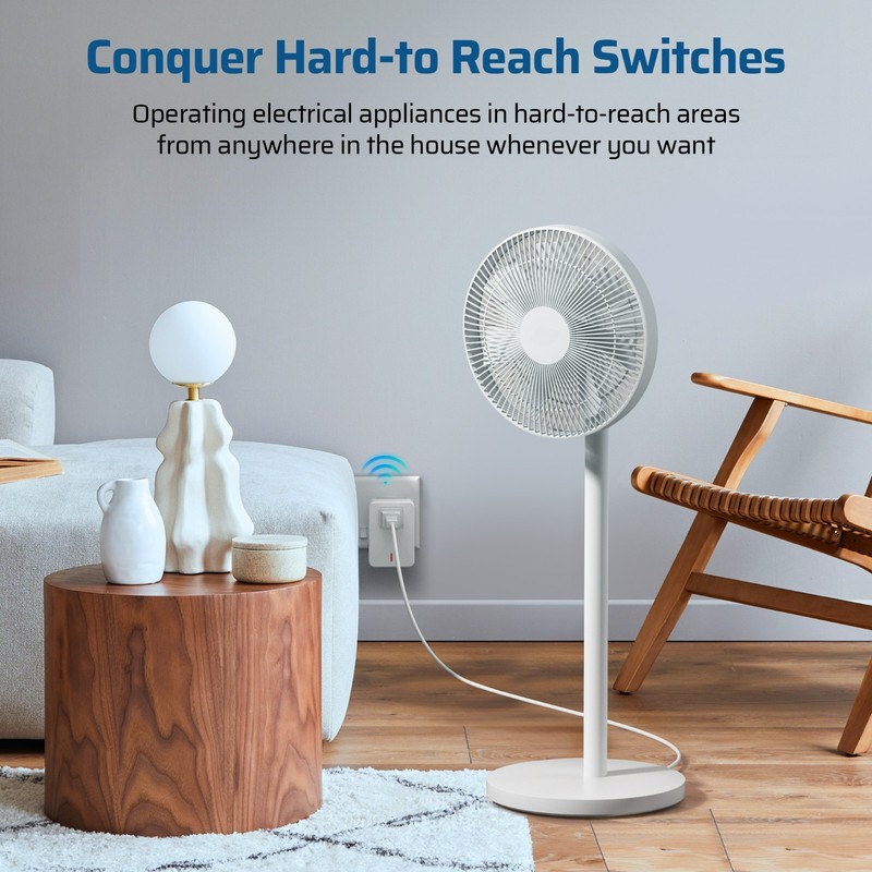 DEWENWILS Remote Control Outlet Wierless On Off Switch Plug for Light Lamp Fan gallery