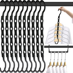 3/10 Pack Magic Hangers Space Saving Hangers Closet Space Saver Hanger Organizer